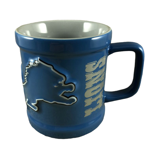 Detroit Lions Symbol Embossed Relief Mug