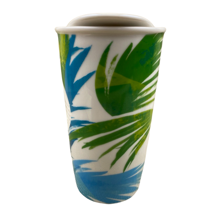 Hawaii Embossed Siren Palm Leaves 12oz Tumbler 2016 Starbucks