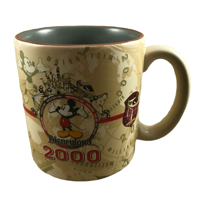 Disneyland Millenium 2000 Mickey Mouse Mug Disney