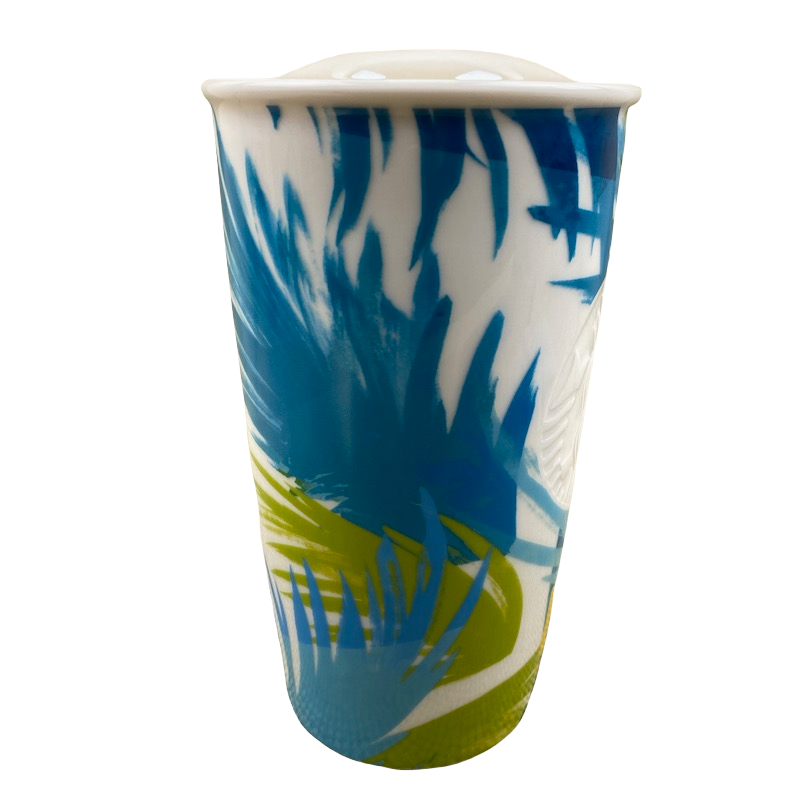 Starbucks Tumbler Hawaii Exclusive Blue Ceramic Mug - 12oz