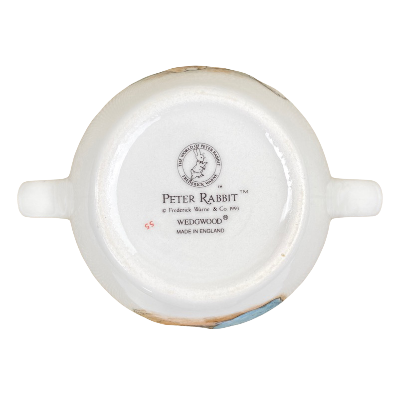 Peter Rabbit Once Upon A Time There Were Four Little Rabbits Double Handle Mug Wedgwood