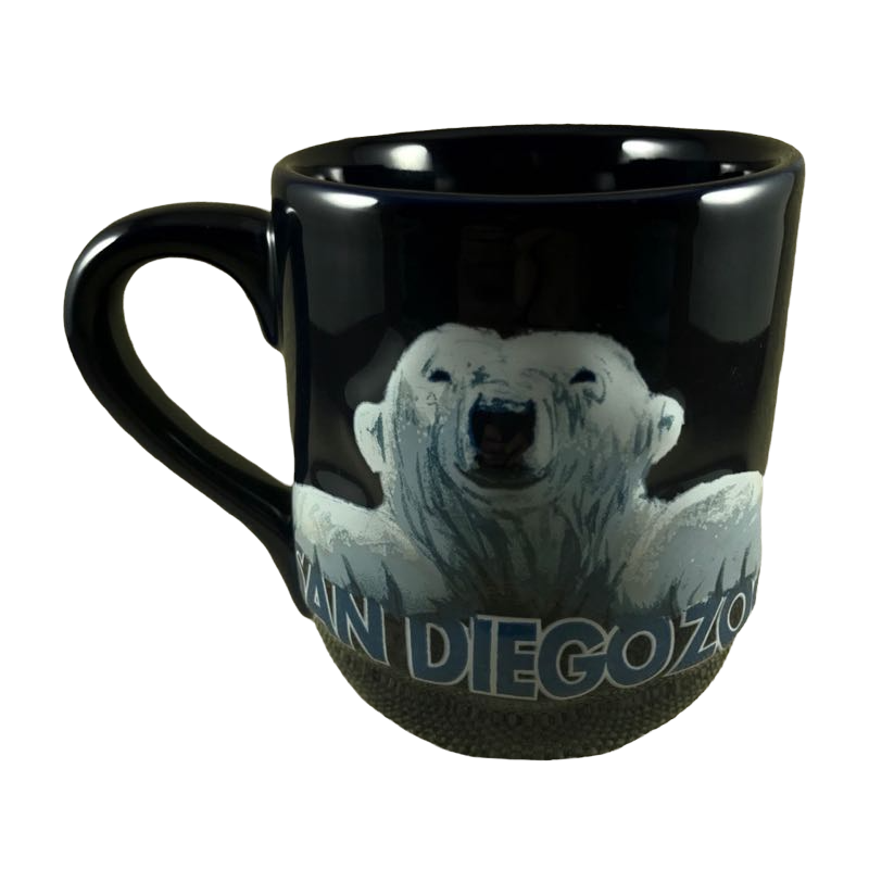 San Diego Zoo Embossed Polar Bear Mug