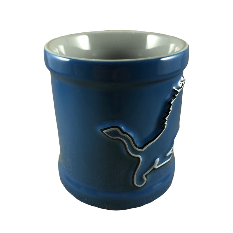 Detroit Lions Symbol Embossed Relief Mug