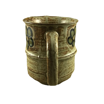 Vintage Japan Floral Pottery Mug