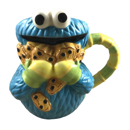 Cookie Monster Figural Mug Sesame Workshop