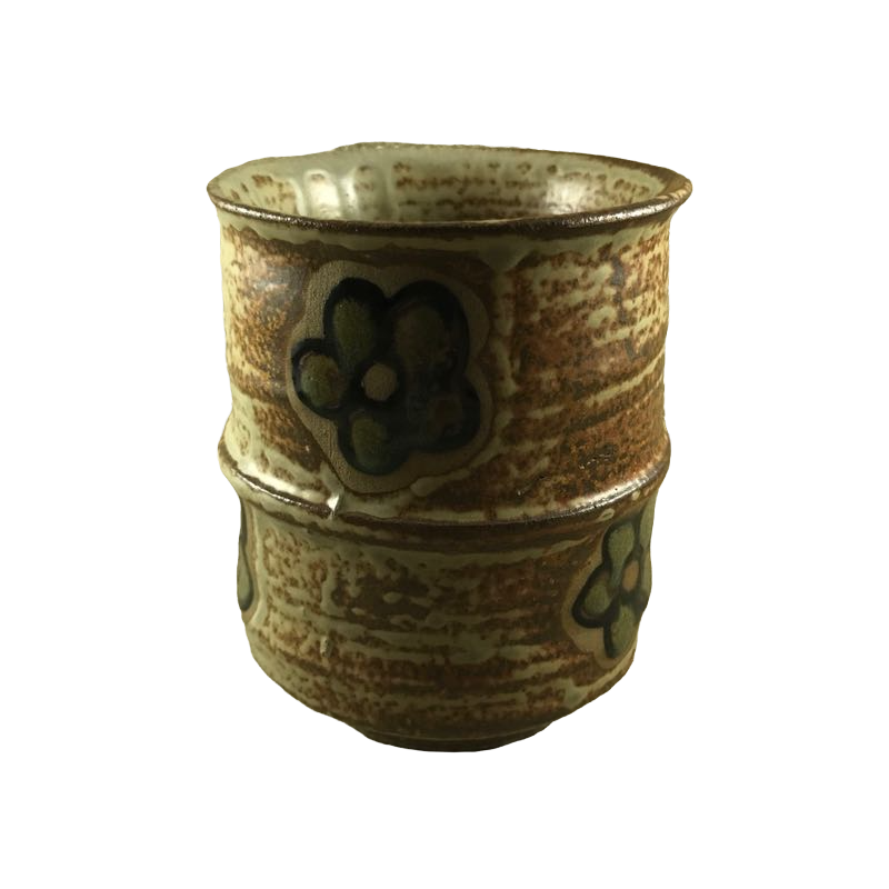 Vintage Japan Floral Pottery Mug