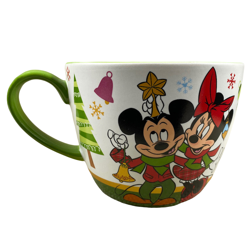 Williams Sonoma Disney Mickey And Minnie Mouse Holiday Mug Christmas New