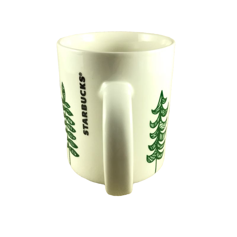 Evergreen Pine Christmas Trees Mug Starbucks