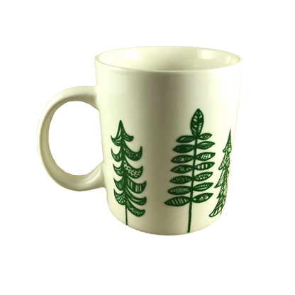 Evergreen Pine Christmas Trees Mug Starbucks