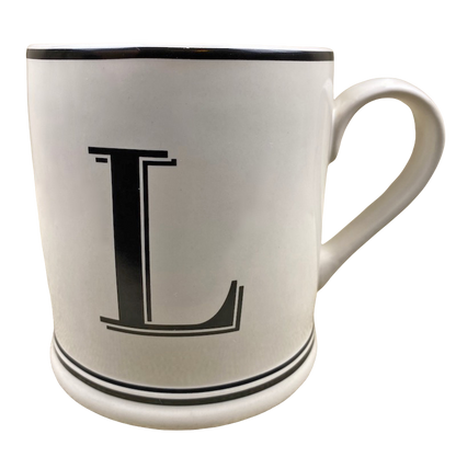 Sur La Table Letter "L" Monogram Initial Mug Sur La Table