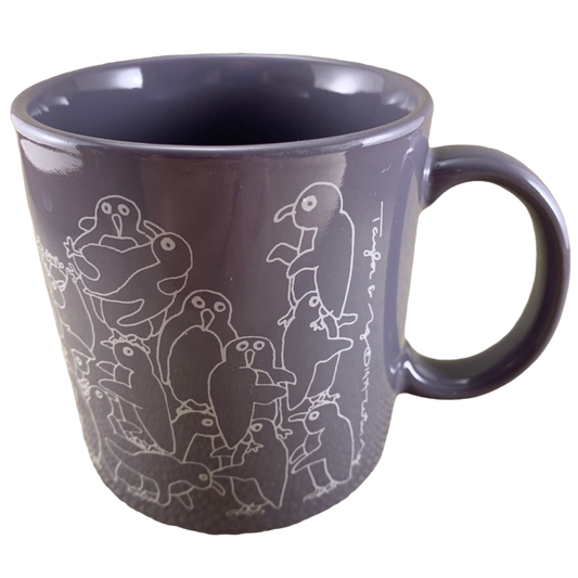 Penguins Naughty Orgy Lavendar Mug Taylor & Ng