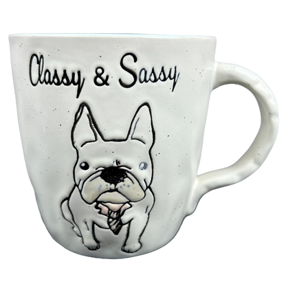 Classy & Sassy French Bulldog Wearing A Tie I Love It Mug Spectrum Designz