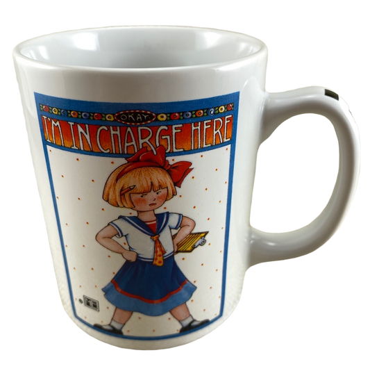 I'm In Charge Here Mary Engelbreit Mug Andrews McMeel Publishing