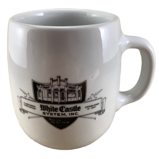 White Castle System INC Diner Style Ash Tray Mug