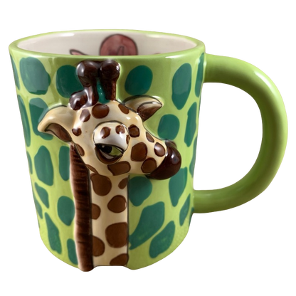 Giraffe 3d Embossed Mug Blue Sky