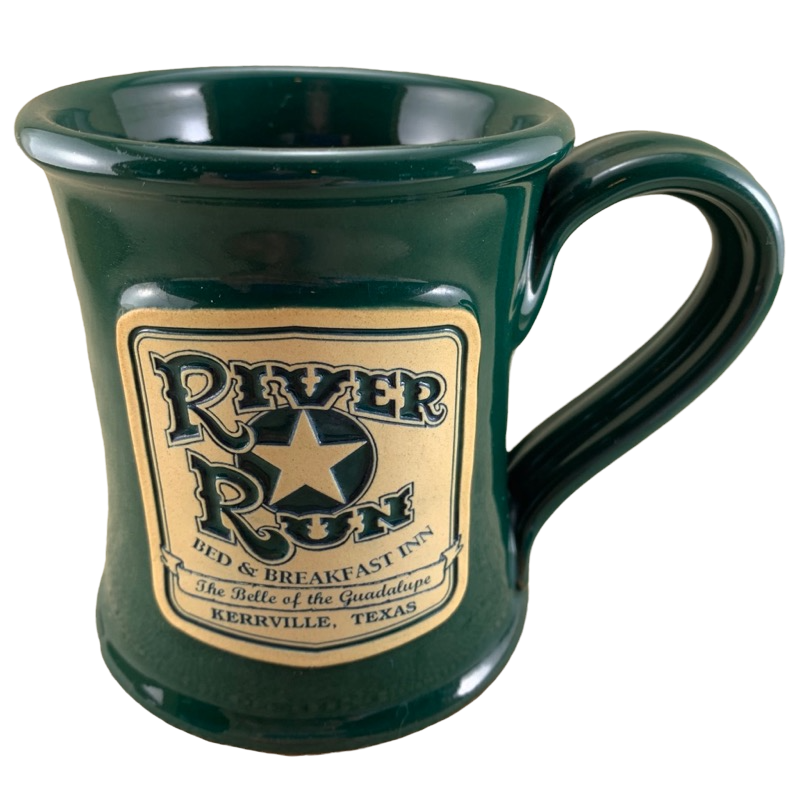 River Run Bed & Breakfast Inn Kerrville Texas Mug Deneen Pottery