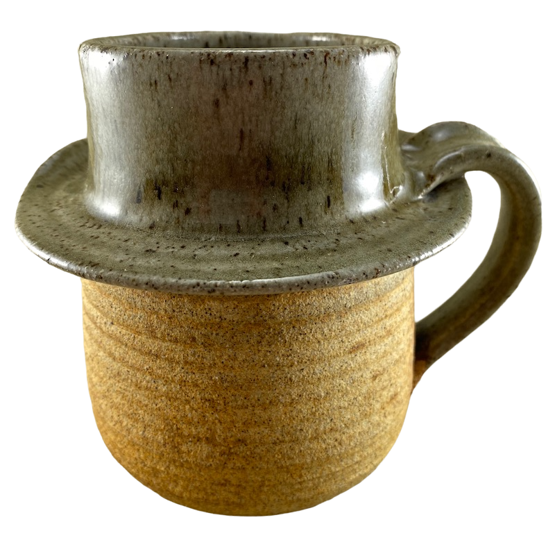 Ugly Face Pottery Cowboy Mug