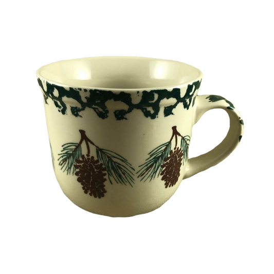 Folkcraft Pinecone Mug Tienshan Stoneware