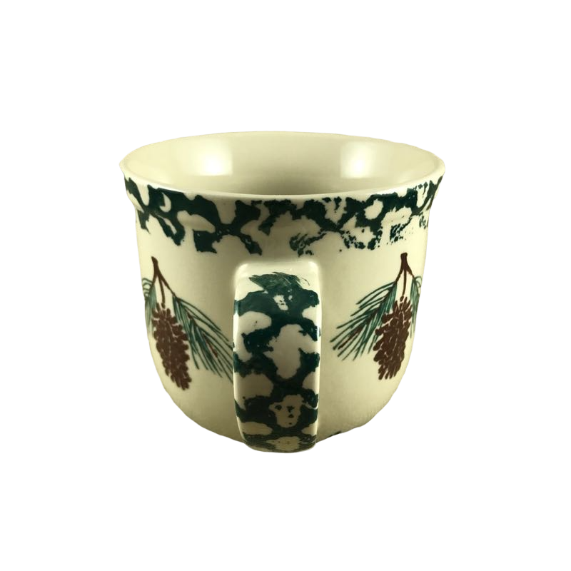 Folkcraft Pinecone Mug Tienshan Stoneware