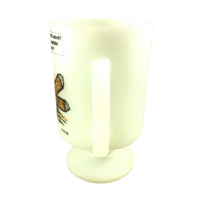 Canada Milk Glass Pedestal Mug Royal Specialty Sales