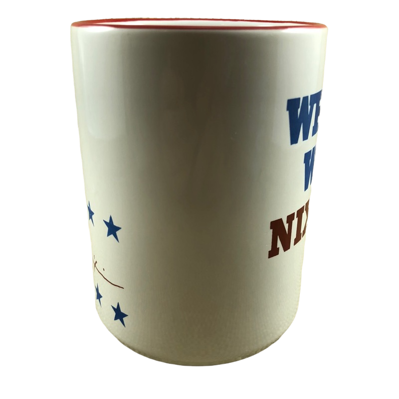 What Would Nixon Do? Richard Nixon Signature Mug M Ware