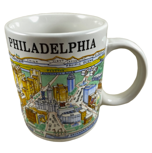 A View Of The World Philadelphia Mug City Mugs