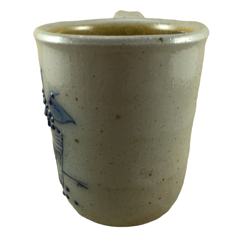Blueberry Basket Salt Glazed Pottery Mug Salmon Falls Stoneware