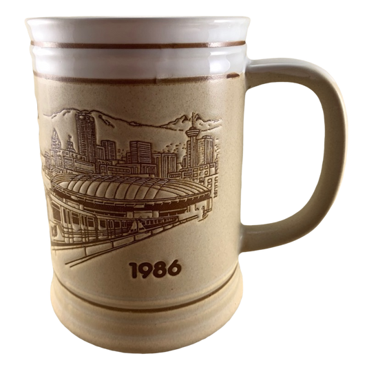 Vancouver City Of The Century 1886 1986 Oversized Etched Mug