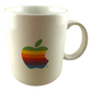 Apple Computers Vintage Rainbow Logo Mug
