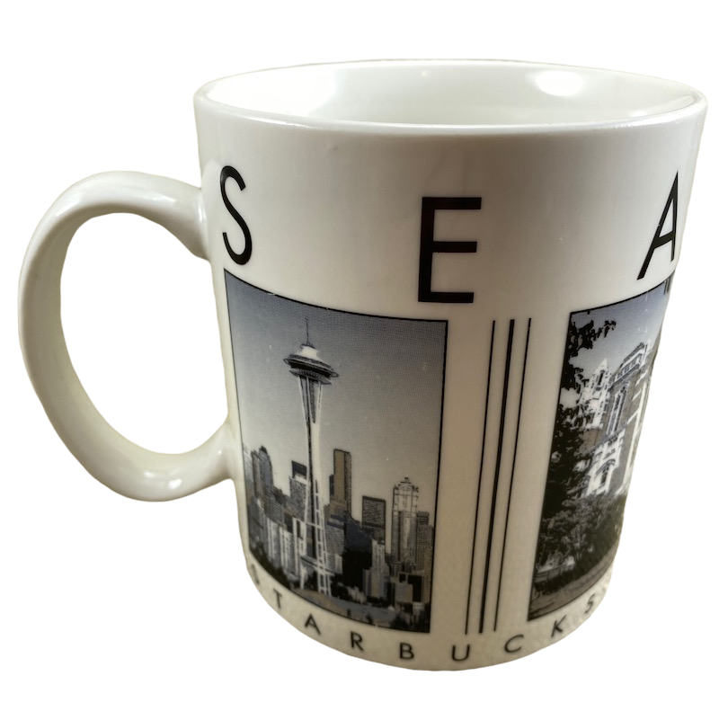 Barista City Scenes Series Seattle Mug 2003 Starbucks