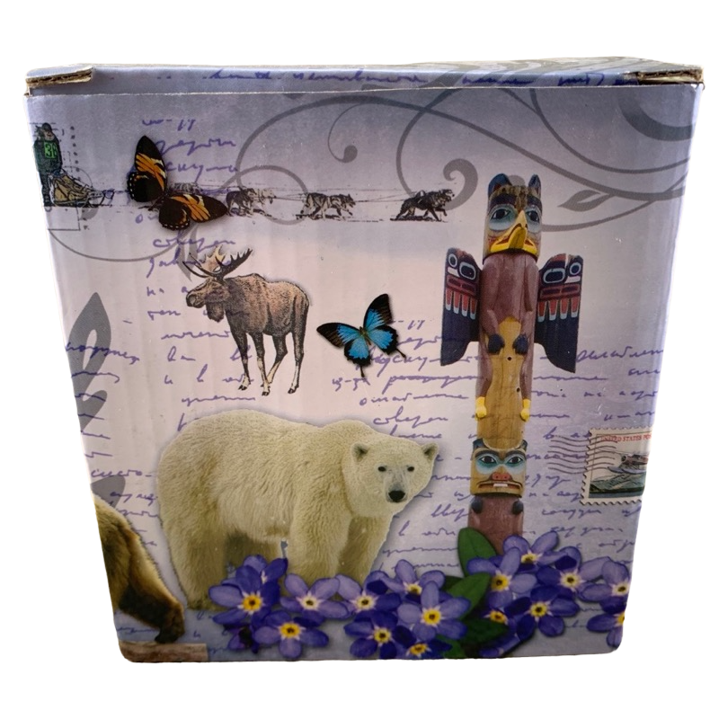 Alaska Sights Postcard Mug NEW IN BOX