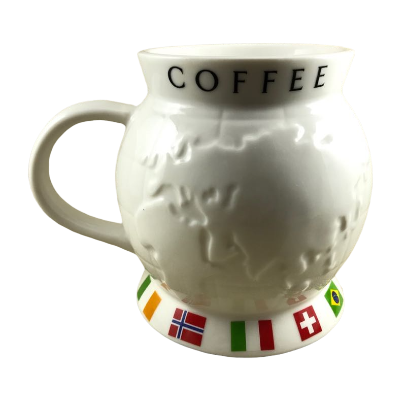 Embossed World Globe Mug Starbucks