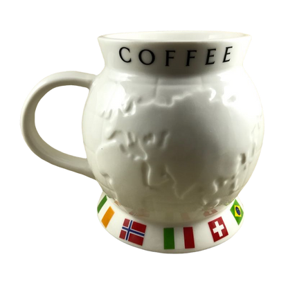 Embossed World Globe Mug Starbucks