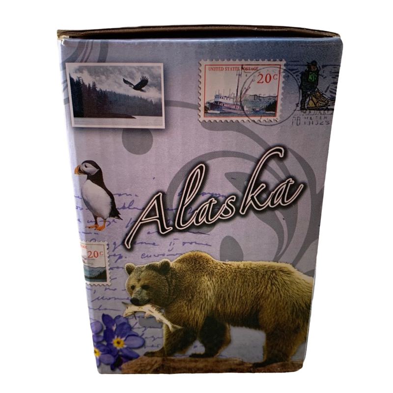 Alaska Sights Postcard Mug NEW IN BOX