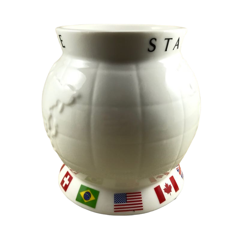 Embossed World Globe Mug Starbucks