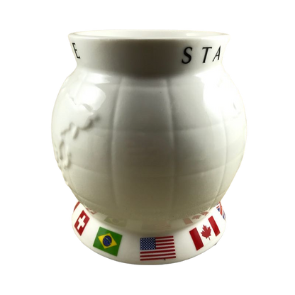 Embossed World Globe Mug Starbucks