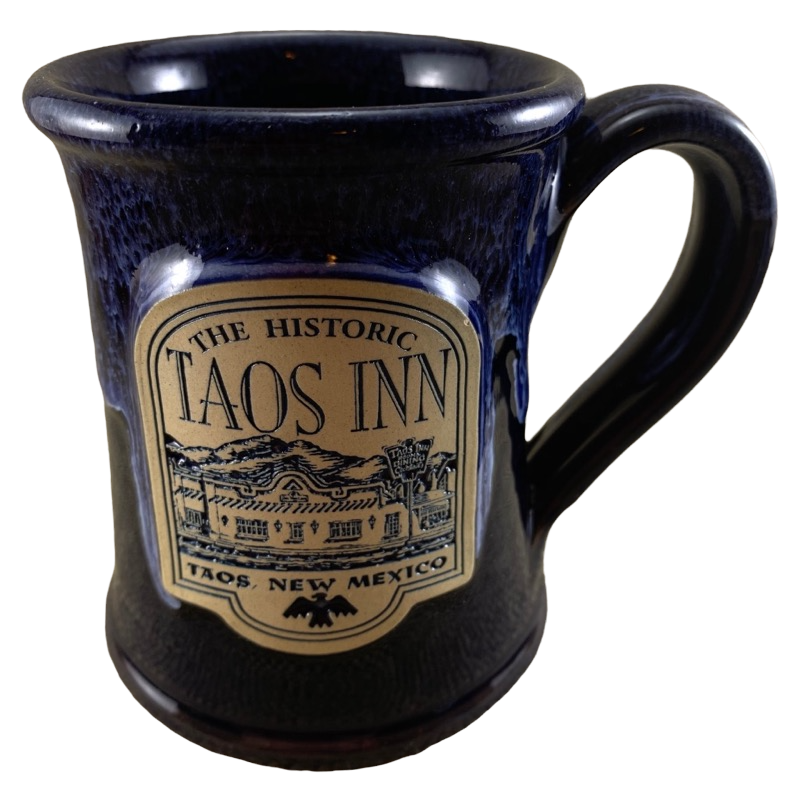 Historic Taos Inn New Mexico Mug Deneen Pottery