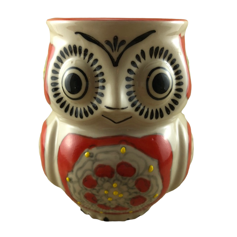 Royal Figural 3D Embossed Owl Mug Yokohama Studios