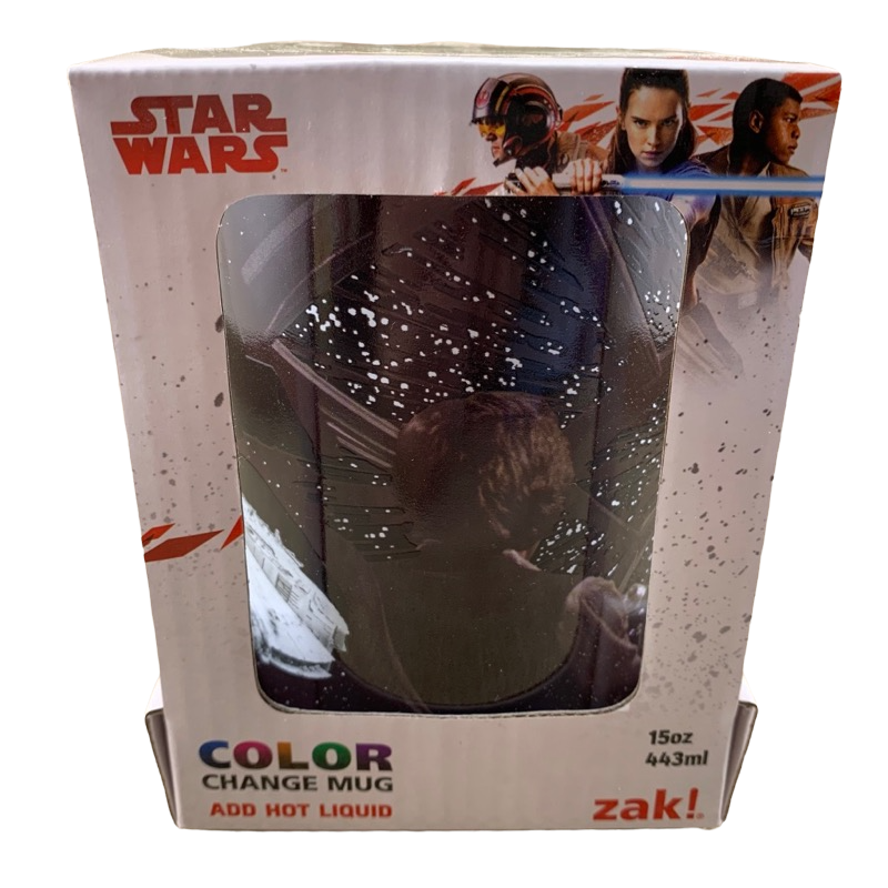 Zak! Star Wars Color Change Mug 15 oz Disney May The Force Be With You New