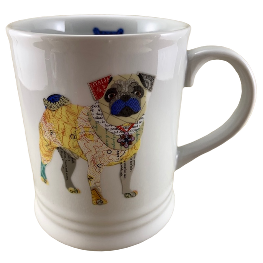 Patchwork Dog Mug Fringe