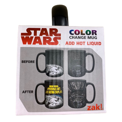 Star Wars Millennium Falcon Color Changing Mug Zak! Designs NEW IN BOX