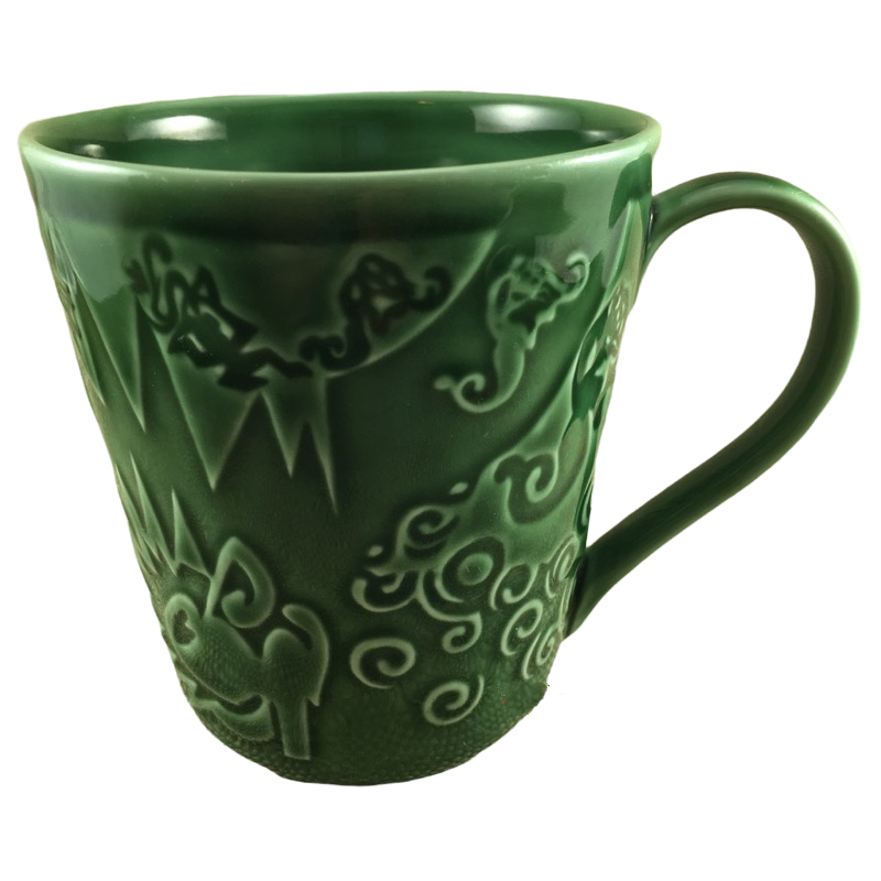 Chaleur Green Embossed Siren Mug Starbucks