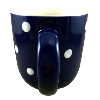 Baking Days White Polka Dots Blue Mug Spode