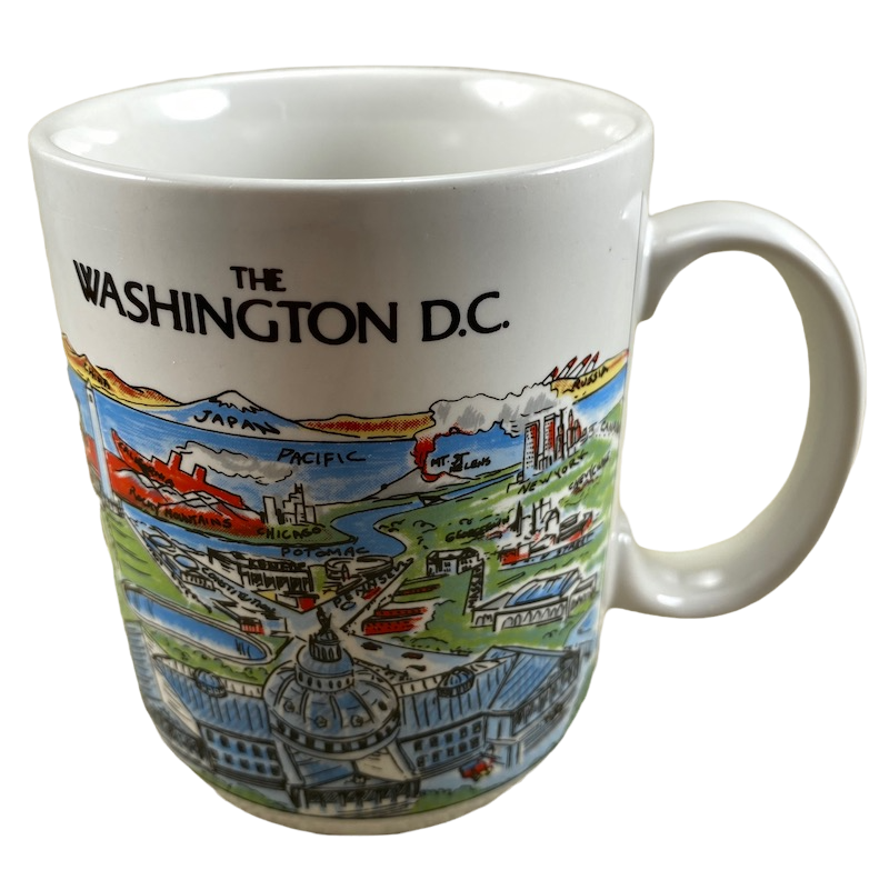 A View Of The World The Washington D.C. Mug City Mugs