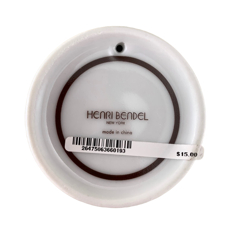 I Heart Love Henri Bendel Cup With Lid NEW
