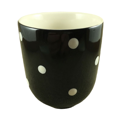 Baking Days White Polka Dots Black Mug Spode