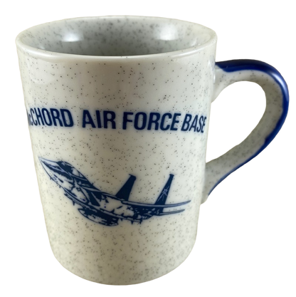 McChord Air Force Base Etched Fighter Jet Mug