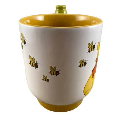 Winnie The Pooh Beehive 3D Hunny Pot On Handle Pedestal Mug Disney Store