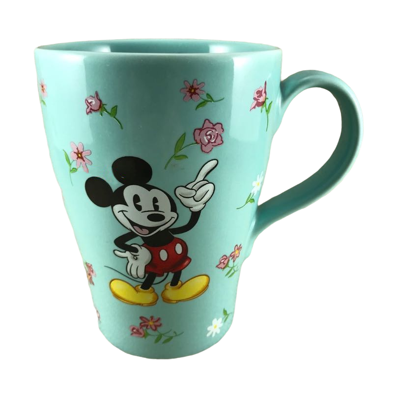 Mickey Mouse Standing Among Flowers Mug Disney Store