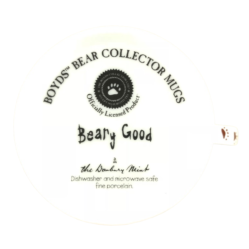 Beary Good Boyds Bear Collectors Mugs The Danbury Mint